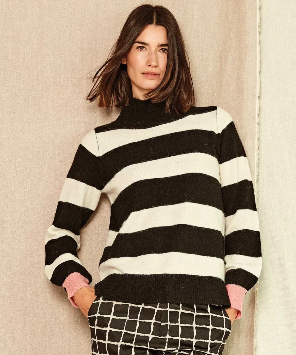 Striped Turtleneck Kalista*KYRA Discount