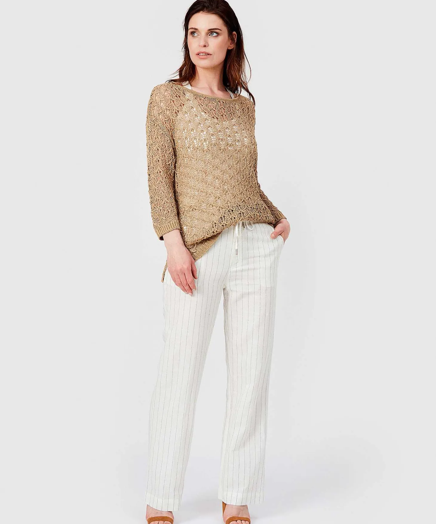 kyra_sweater_tamar_linen__2.webp Sweater Tamar Linen Openwork*KYRA Fashion