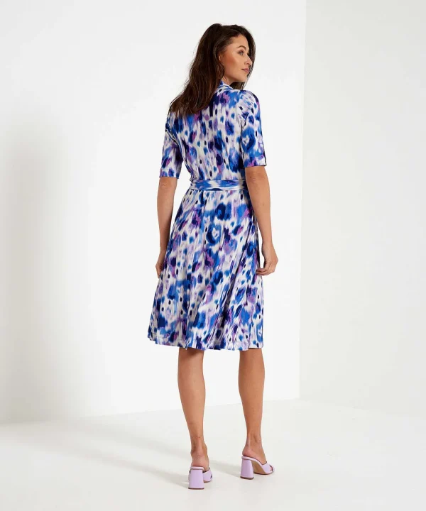 Tie Dye Dress Travel Fabric Cissel*KYRA Outlet