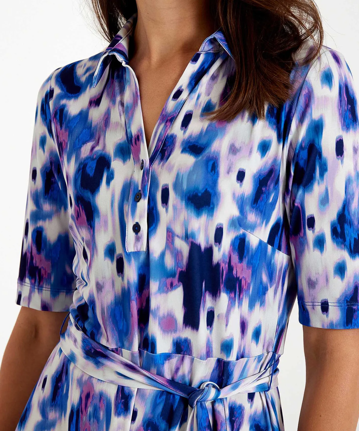 kyra_tie_dye_dress_travel_2.webp Tie Dye Dress Travel Fabric Cissel*KYRA Outlet