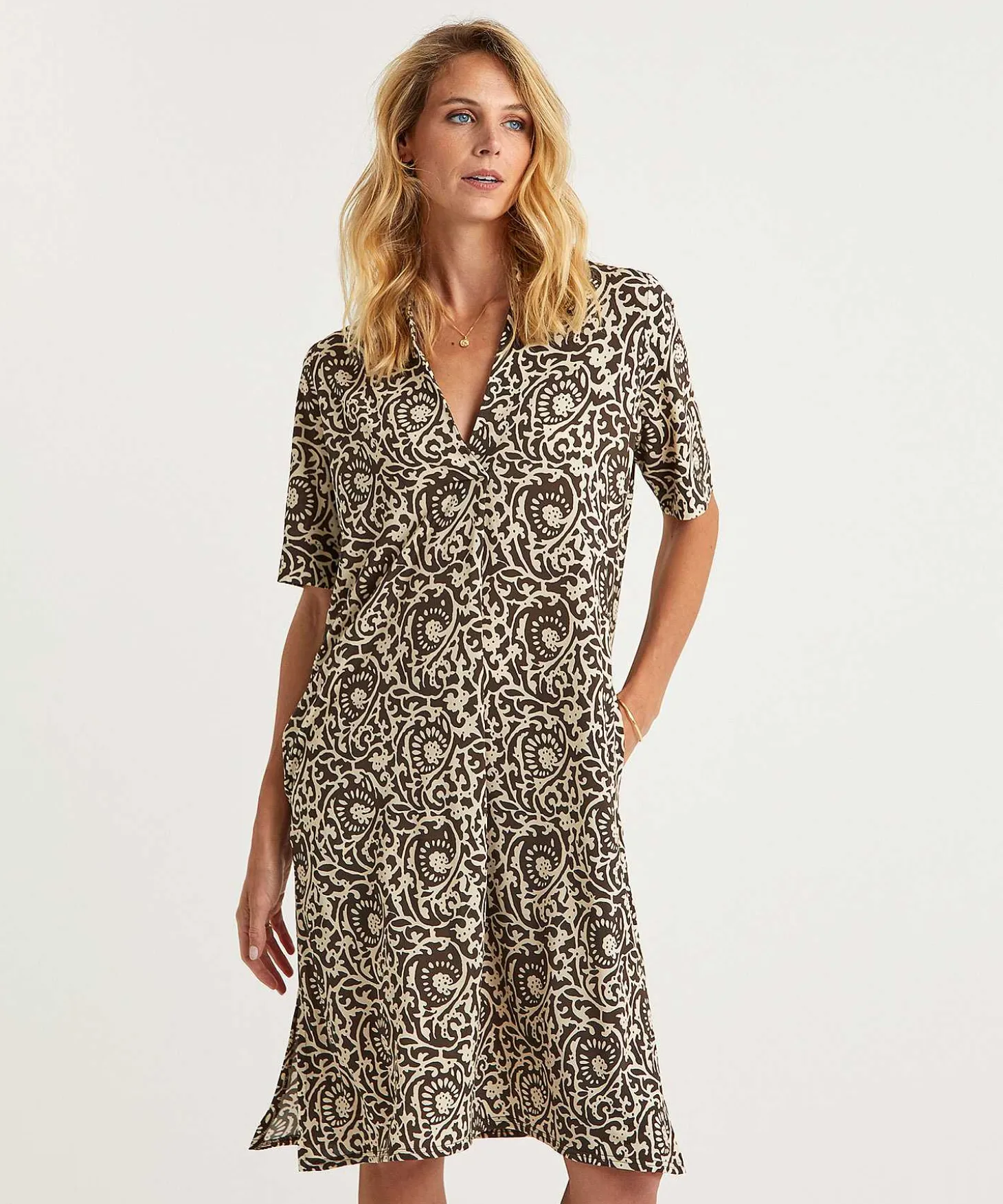 lasalle_slinky_dress_with_1-1.webp Slinky Dress With Print*LaSalle Cheap