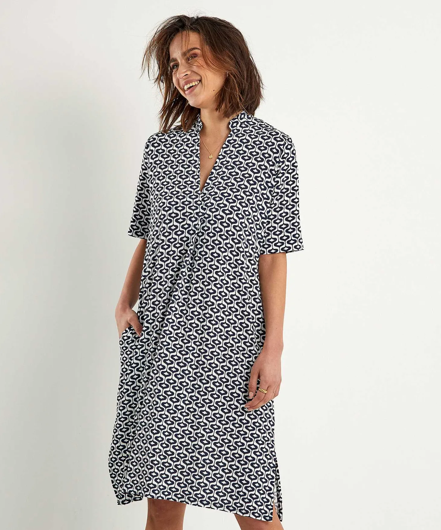 lasalle_slinky_dress_with_2.webp Slinky Dress With Print*LaSalle Cheap