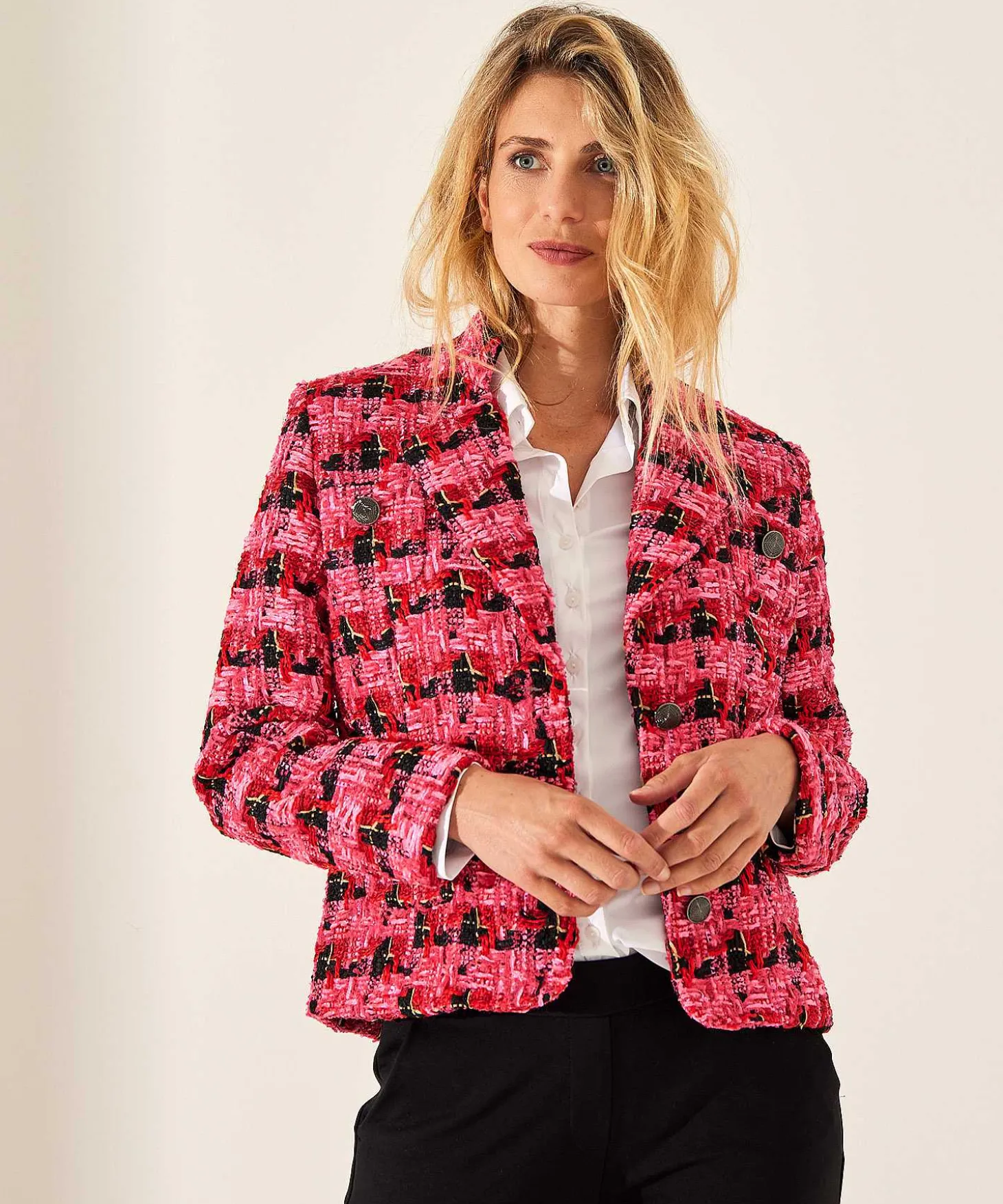 leo__ugo_boucle_tweed_jac_1.webp Boucle Tweed Jacket*Leo & Ugo Hot