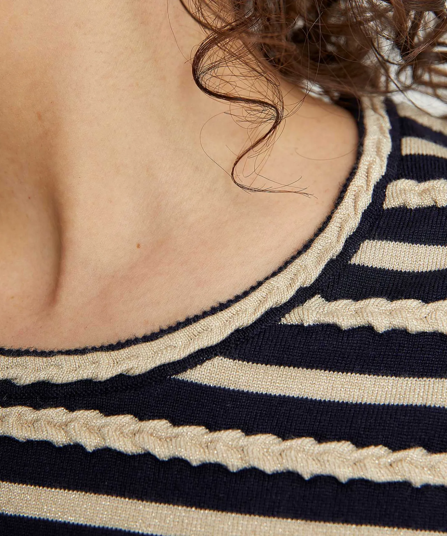 leo__ugo_sweater_cable_st_2.webp Sweater Cable Stripes Lurex*Leo & Ugo Best