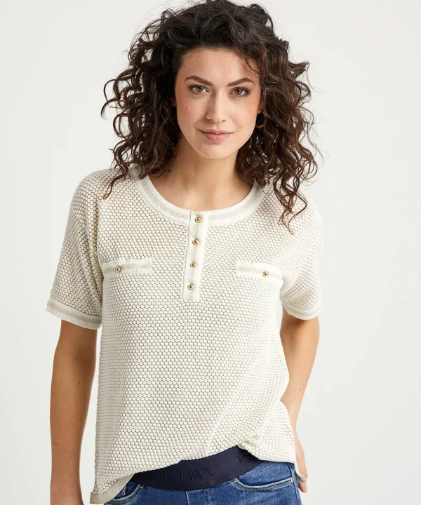 Sweater 3D Honeycomb Lurex*Leo & Ugo Outlet