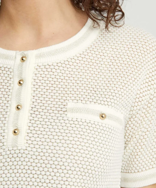 Sweater 3D Honeycomb Lurex*Leo & Ugo Outlet