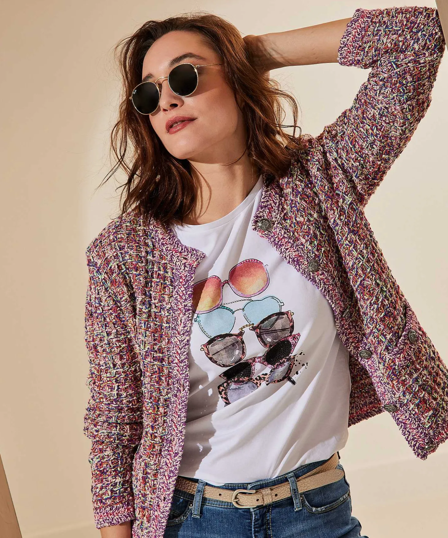 leo__ugo_tshirt_sunglasse_1.webp T-Shirt Sunglasses Print*Leo & Ugo New