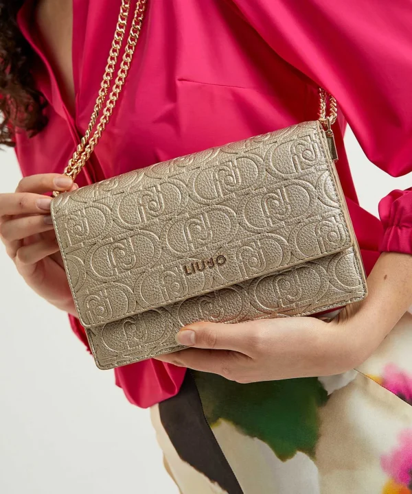 Gold-Colored Crossbody Bag*LIU JO Best Sale