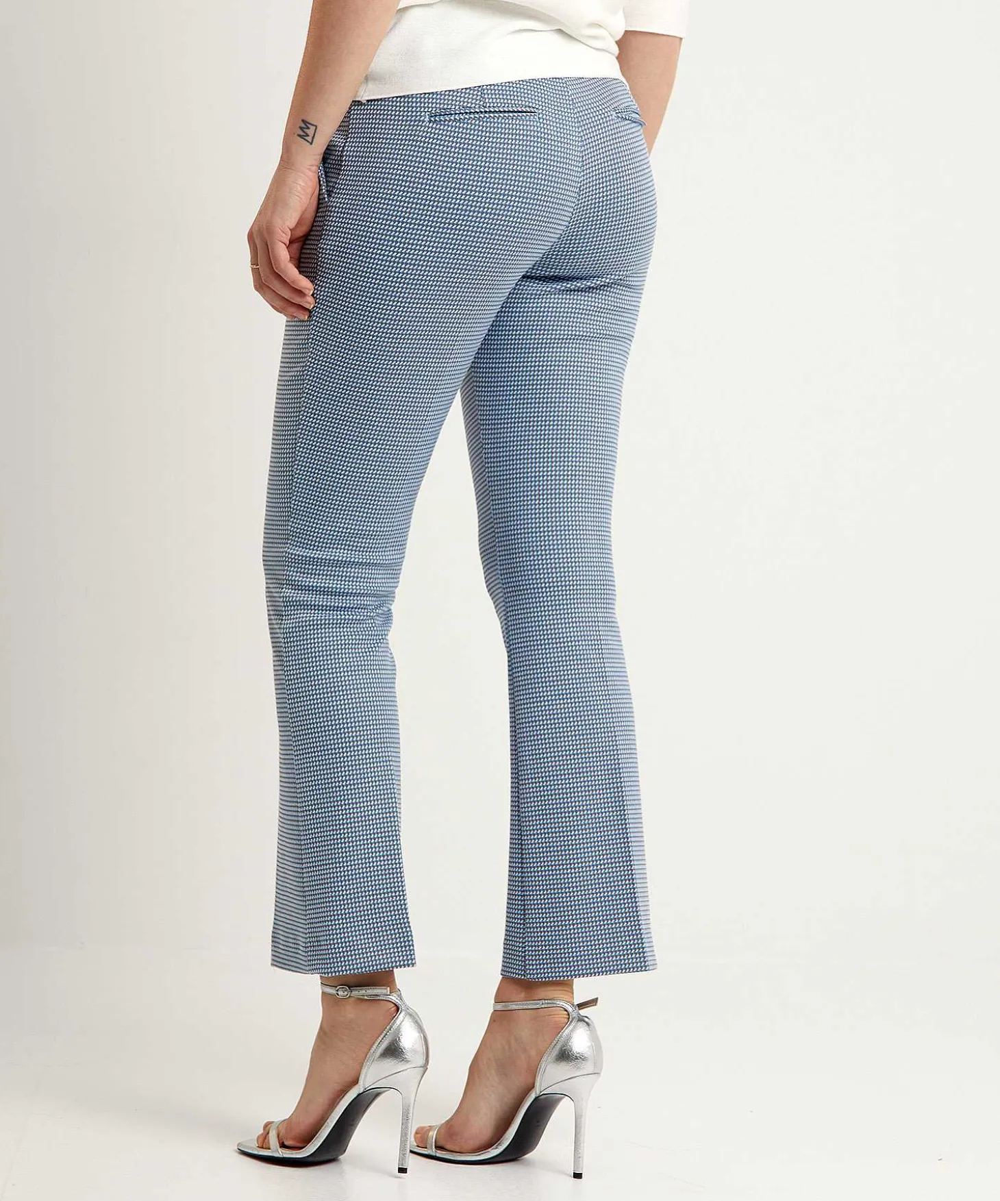 liu_jo_jacquard_kick_flar_1.webp Jacquard Kick Flare Pants Minimal*LIU JO Online