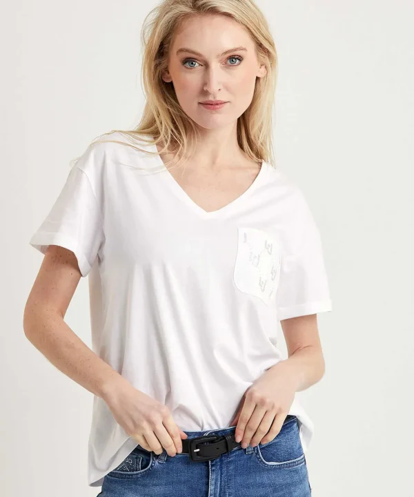 Oversized Shirt With Pocket*LIU JO Shop