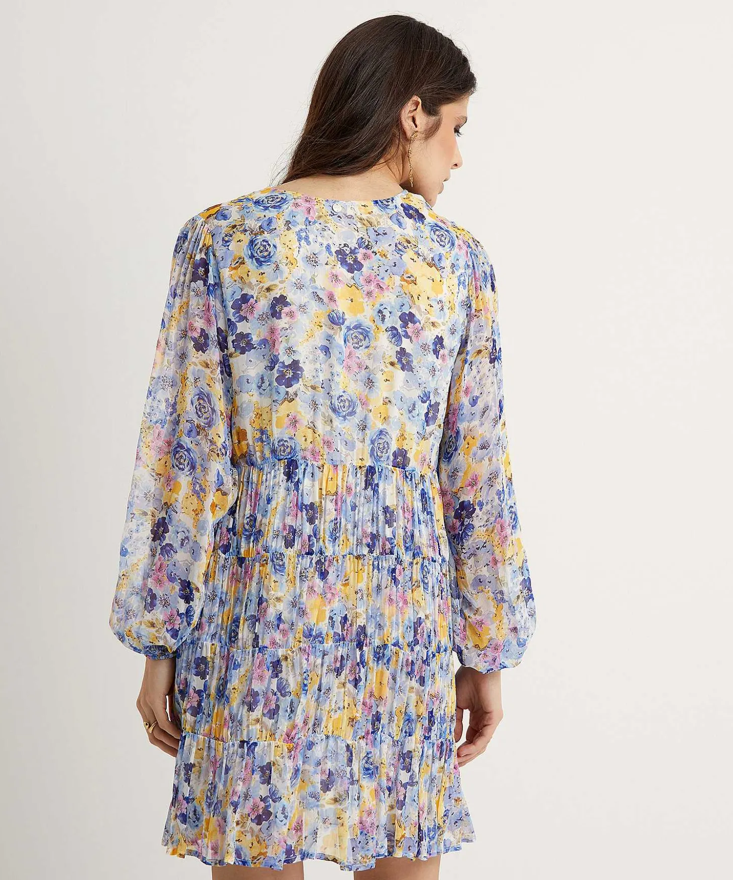 liu_jo_pleated_dress_flor_1.webp Pleated Dress Floral Print*LIU JO Cheap