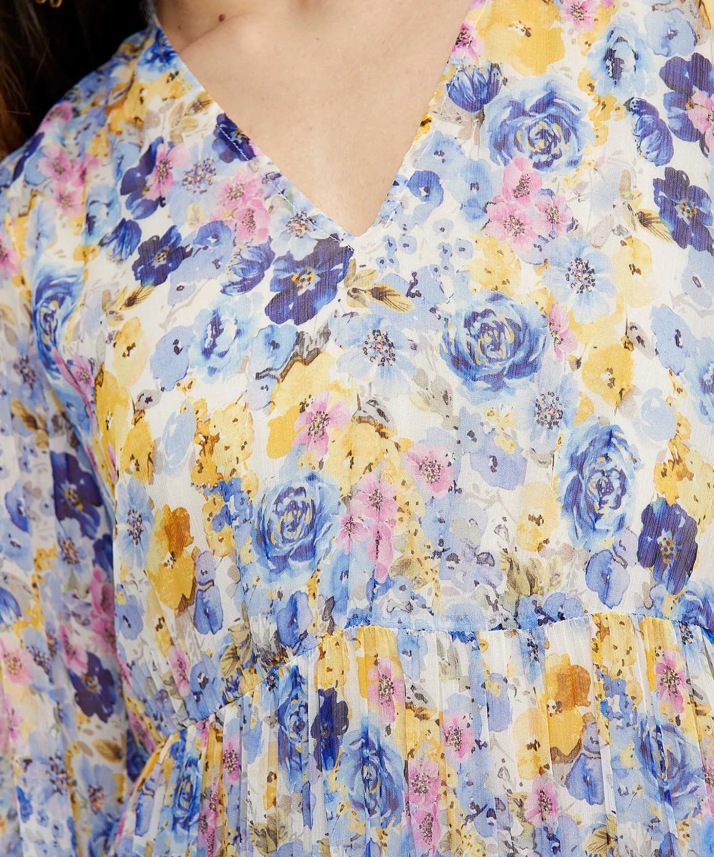 liu_jo_pleated_dress_flor_2.webp Pleated Dress Floral Print*LIU JO Cheap