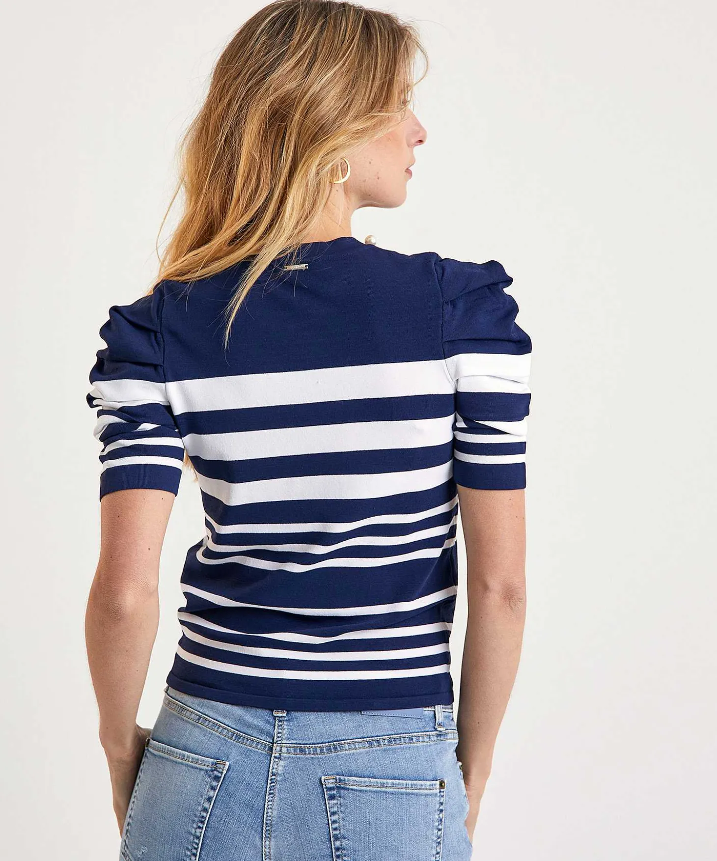 liu_jo_striped_sweater_wi_2.webp Striped Sweater With Pearls*LIU JO Fashion