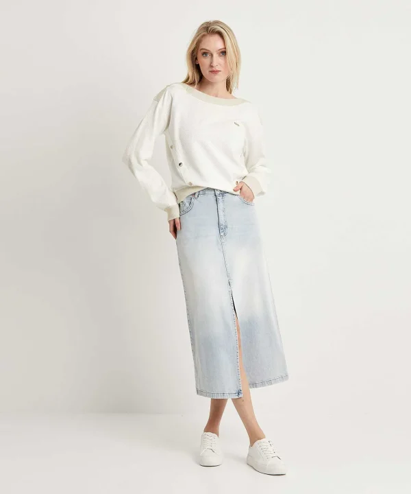 Sweater Lurex And Buttons*LIU JO Cheap