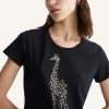 T-Shirt Giraffe Rhinestone*LIU JO New
