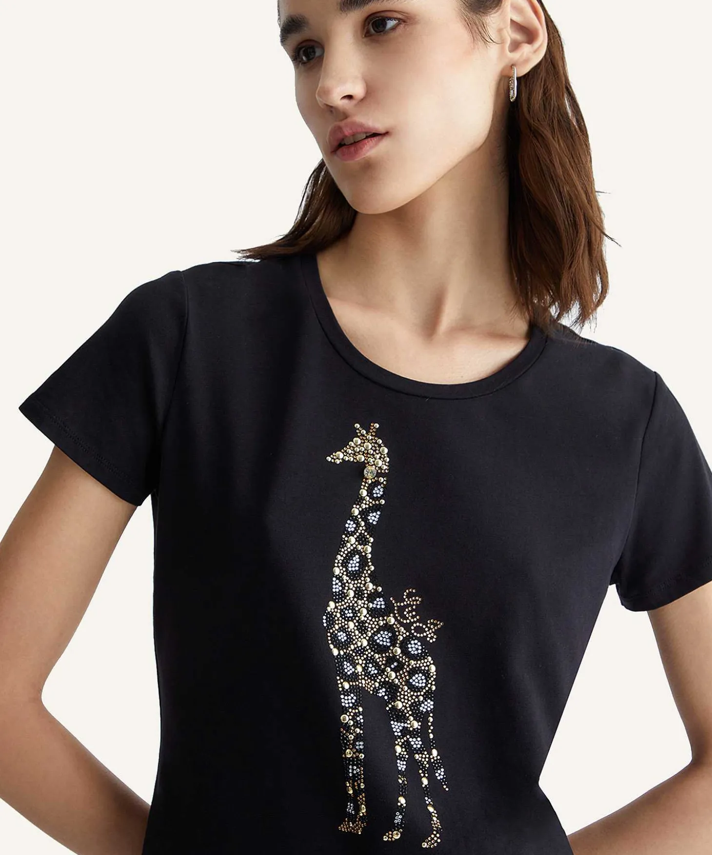 liu_jo_tshirt_giraffe_rhi_0.webp T-Shirt Giraffe Rhinestone*LIU JO New