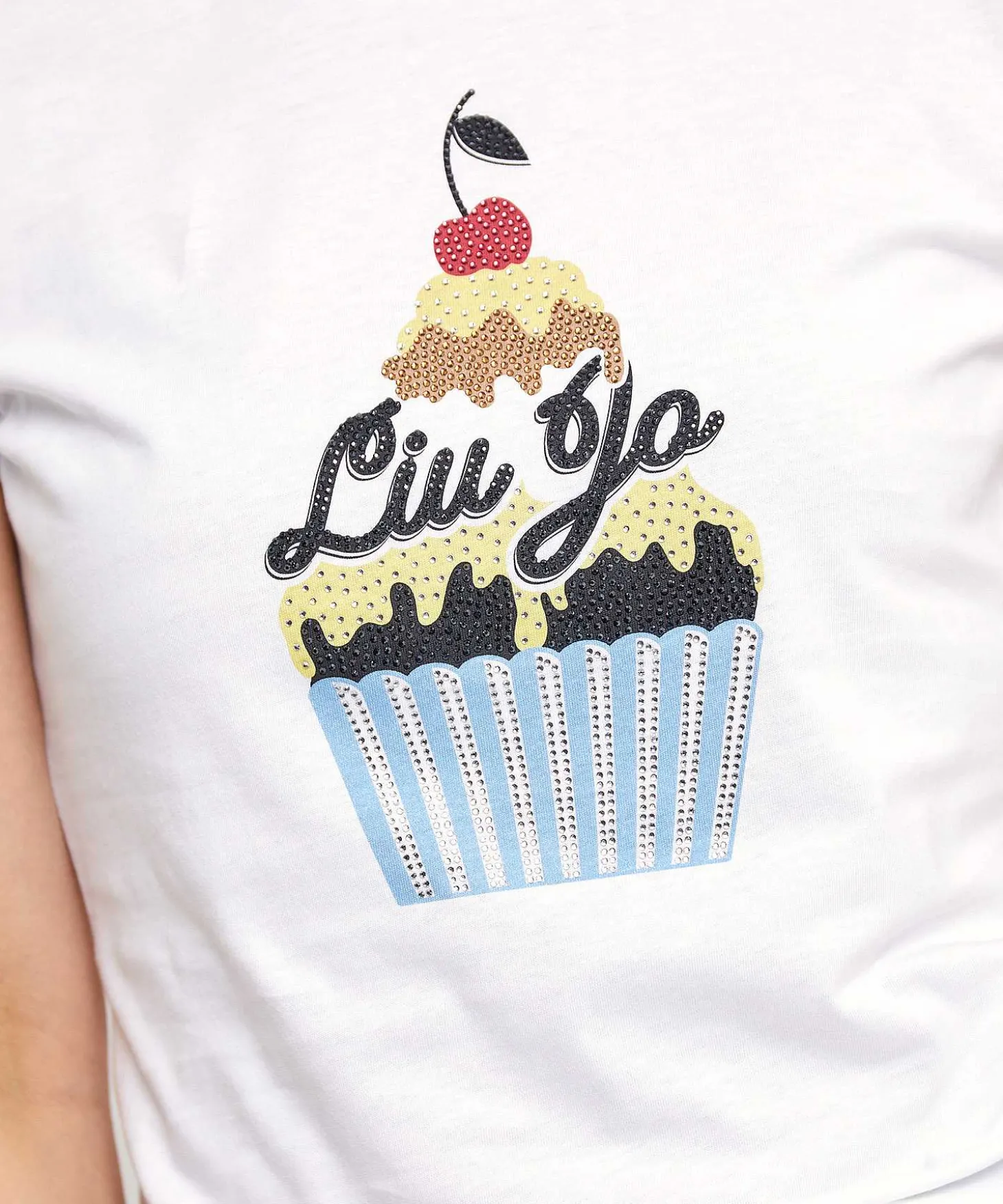 liu_jo_tshirt_rhinestone_3.webp T-Shirt Rhinestone*LIU JO Flash Sale