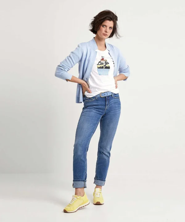 T-Shirt Rhinestone*LIU JO Flash Sale