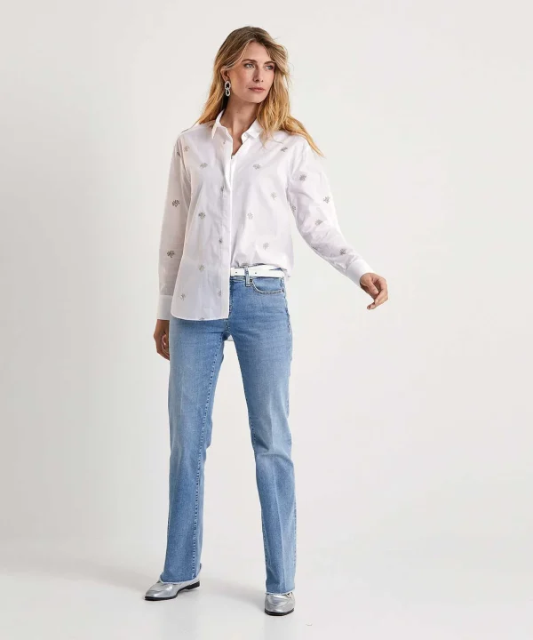 Blouse With Sequins*Louis and Mia Cheap