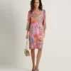 Crepe Dress Multiflower*Louis and Mia Discount