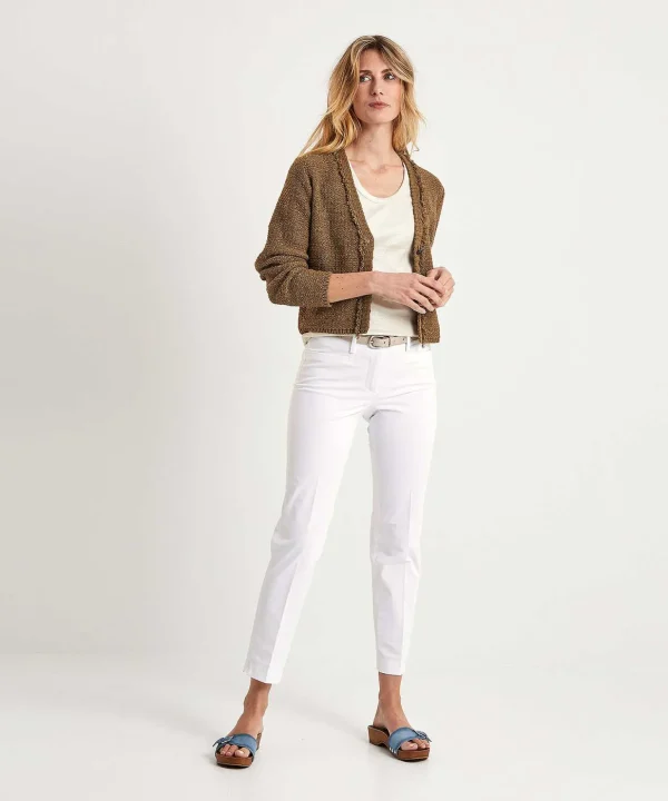 Cardigan V-Neck Lurex*Luisa Cerano Cheap