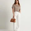 Crochet Sweater Short Sleeve Sequins*Luisa Cerano Cheap