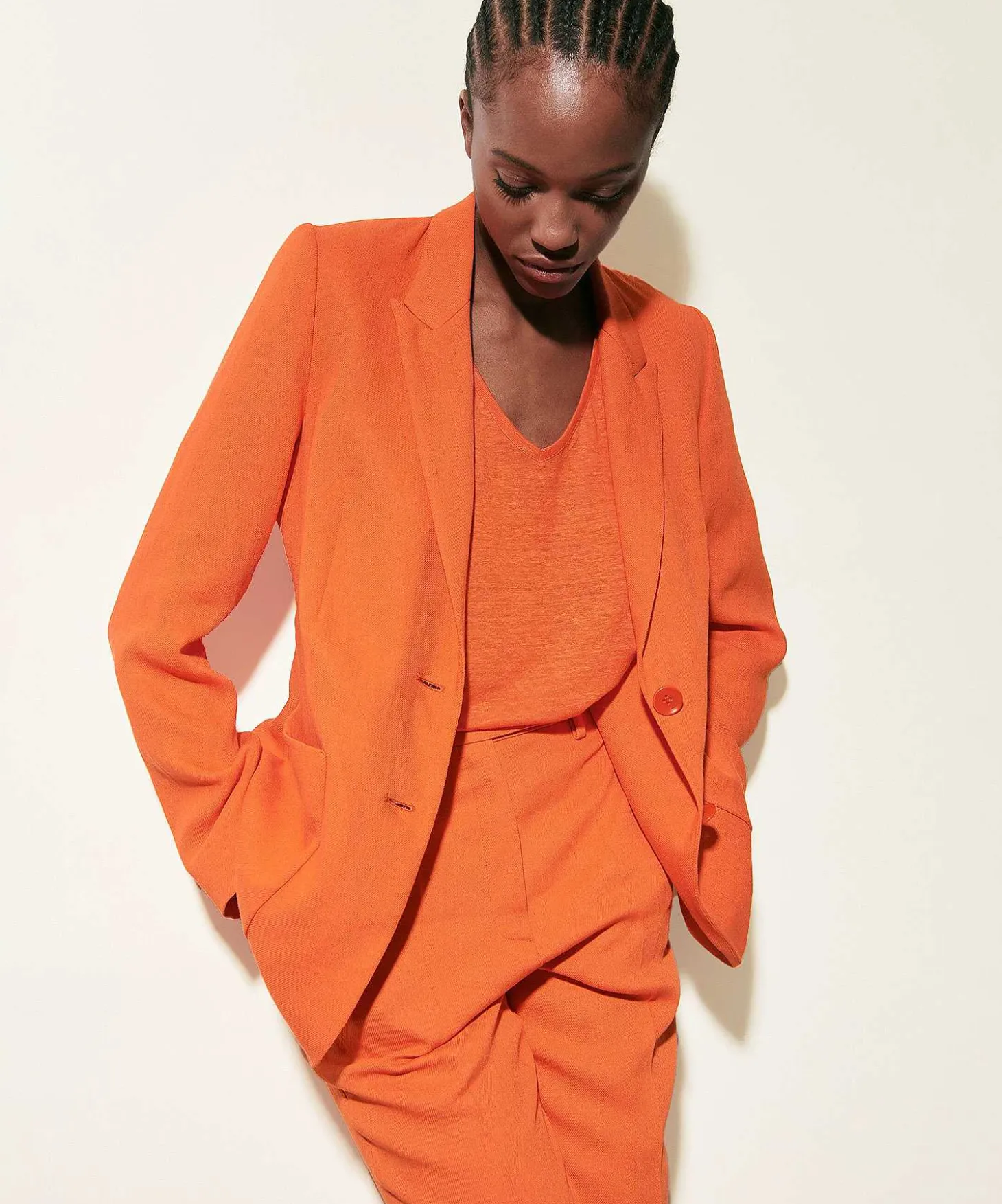 luisa_cerano_linen_blend__3-1.webp Linen Blend Blazer*Luisa Cerano Cheap
