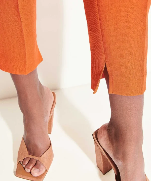 Linen Mix Trousers*Luisa Cerano Flash Sale