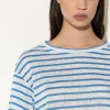 Linen Shirt With Stripes*Luisa Cerano Cheap