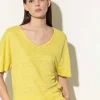 Linen Shirt V-Neck*Luisa Cerano Store