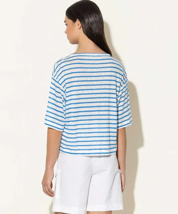 Linen Shirt With Stripes*Luisa Cerano Cheap