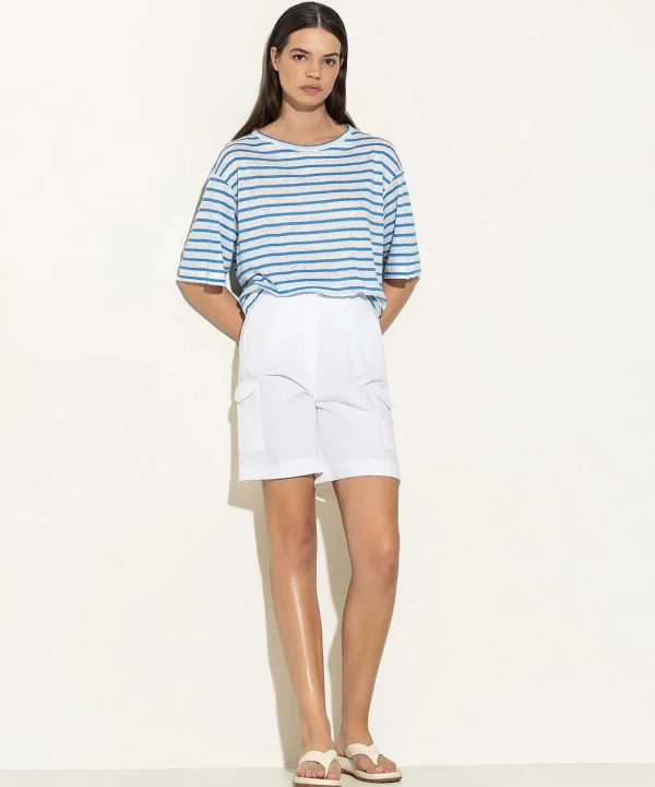 Linen Shirt With Stripes*Luisa Cerano Cheap