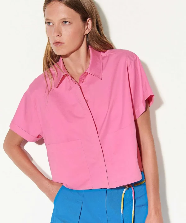 Short Poplin Blouse*Luisa Cerano Sale