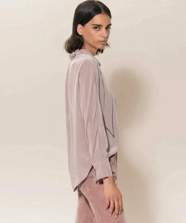Silky Blouse With Bow*Luisa Cerano Cheap
