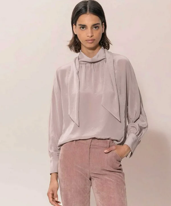 Silky Blouse With Bow*Luisa Cerano Cheap