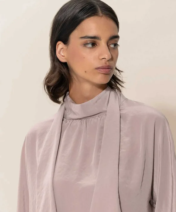 Silky Blouse With Bow*Luisa Cerano Cheap