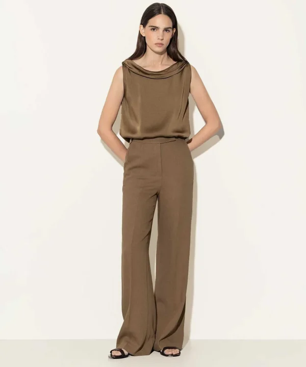 Silky Top With Waterfall Neckline*Luisa Cerano Clearance