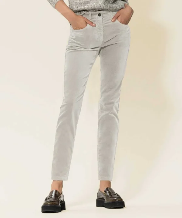 Skinny Pants Velvet*Luisa Cerano Fashion