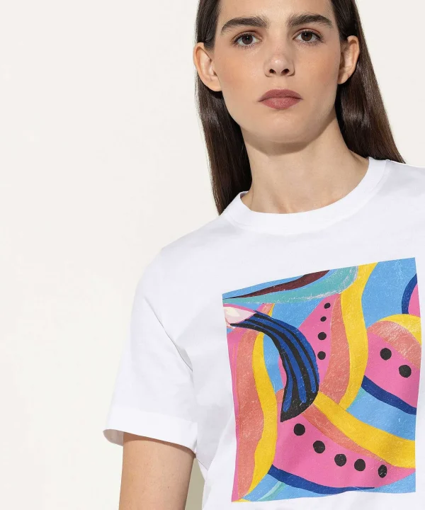 T-Shirt Tropical Print*Luisa Cerano Fashion