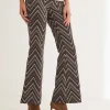 Bootcut Pants Zigzag Jacquard*MAC Jeans Store