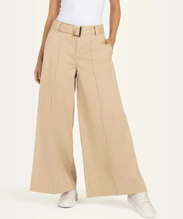 Ultra Wide Leg Pants Belt Carletta*MAC Jeans Online