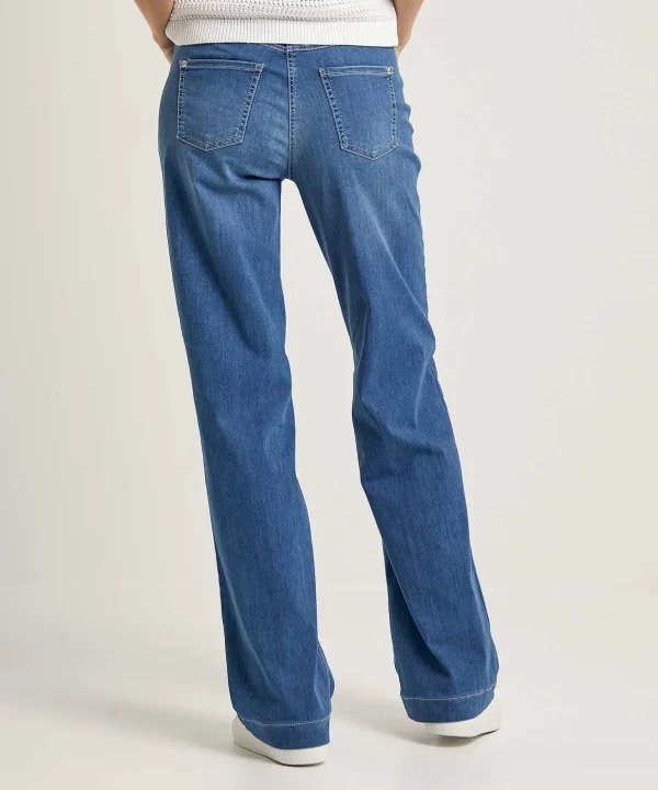 Wide Leg Soft Denim Jeans Dream Wide*MAC Jeans Fashion