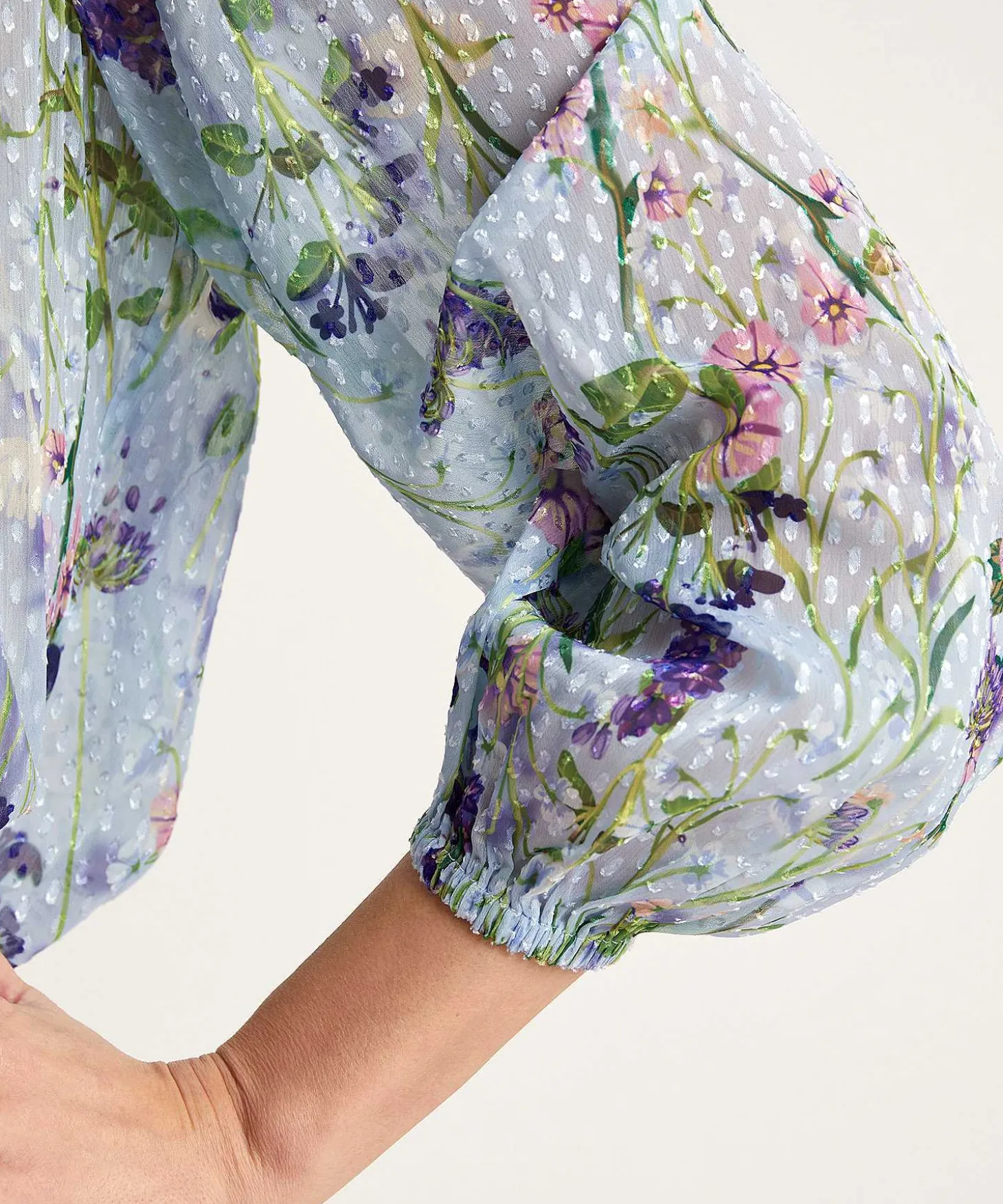 marc_cain_blouse_floral_p_3.webp Marc Cain Blouse Floral Print With Ruffle Edge*Marc Cain Collections Outlet