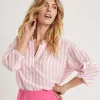 Marc Cain Cotton Voile Blouse Stripes*Marc Cain Additions Best Sale