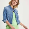 Marc Cain Denim Jacket Fringe*Marc Cain Additions Outlet