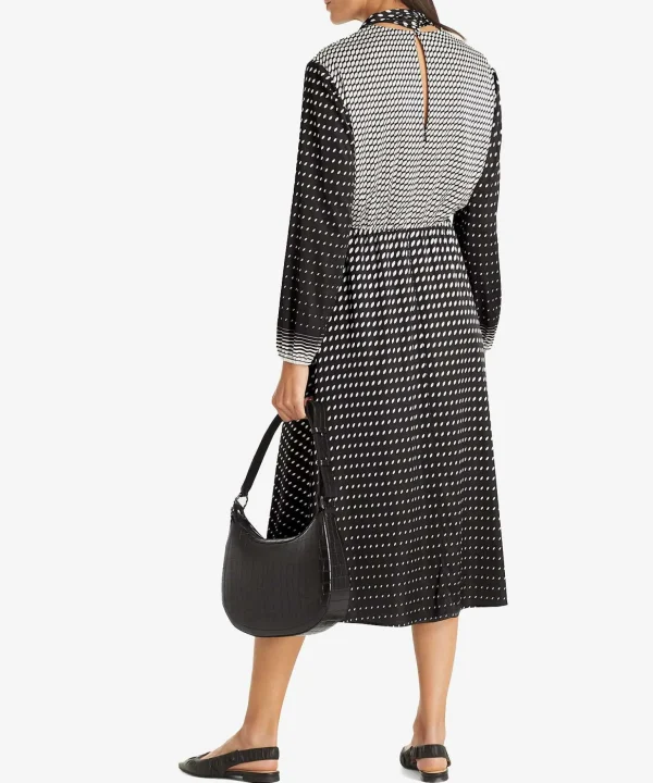 Marc Cain Dress Graphics + Scarf*Marc Cain Remix Outlet