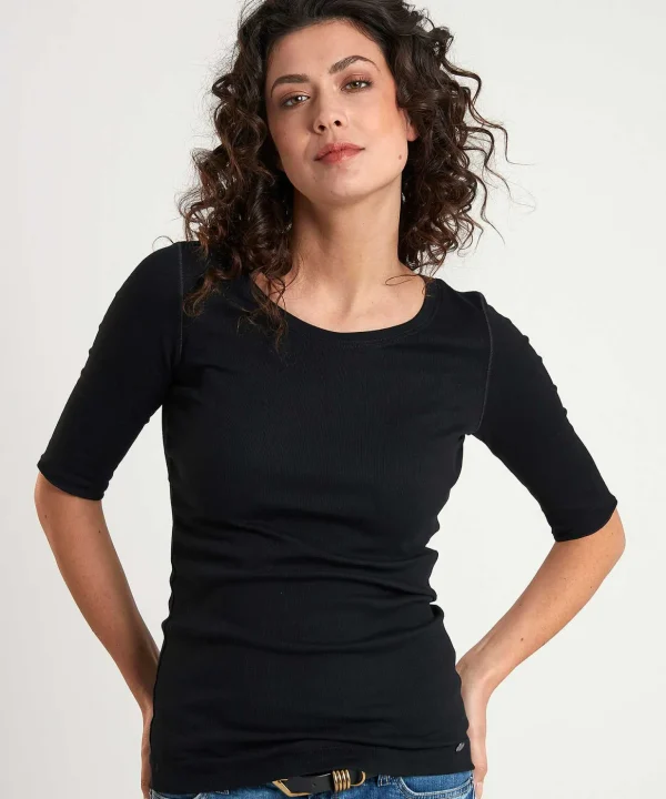 Marc Cain Shirt Short Sleeve Rib*Marc Cain Essentials Online