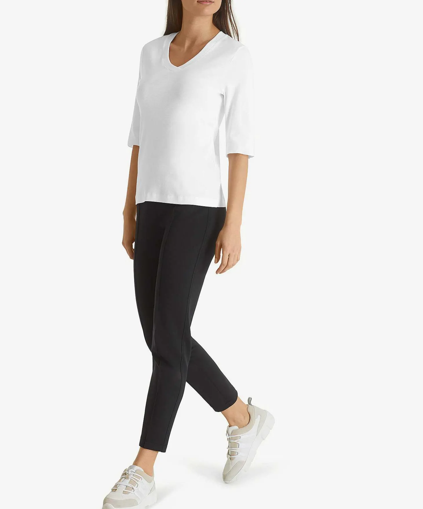 marc_cain_shirt_vneck_rib_1.webp Marc Cain Shirt V-Neck Rib*Marc Cain Essentials New