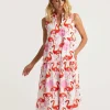 Marc Cain Sleeveless Dress Flamingo*Marc Cain Additions Fashion