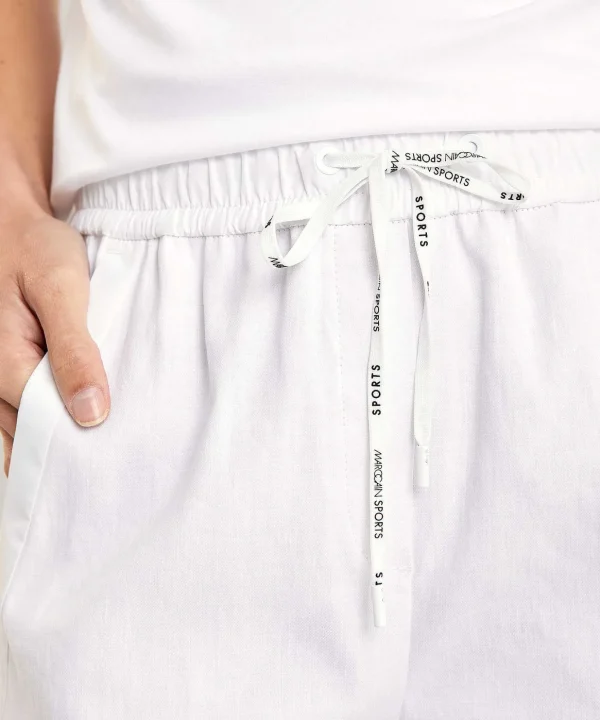 Cropped Pants Linen Mix Wusu*Marc Cain Sports Outlet